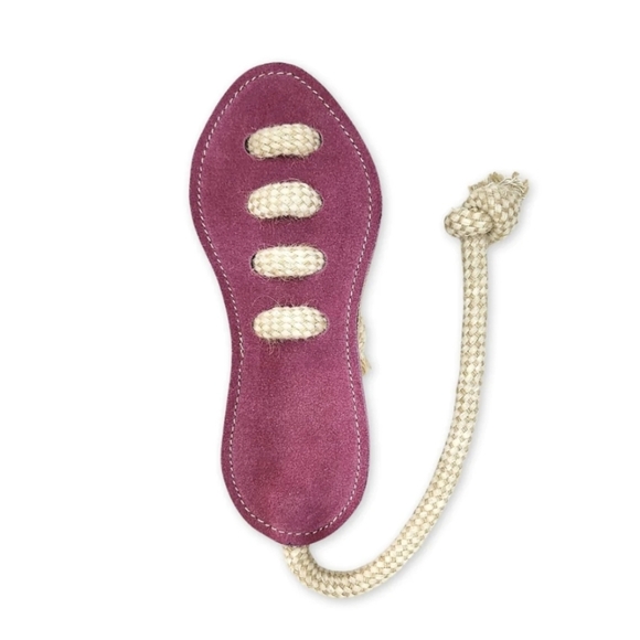 NWT Georgie Paws Footy Boot Dog Toy-Hot Pink - Picture 1 of 8